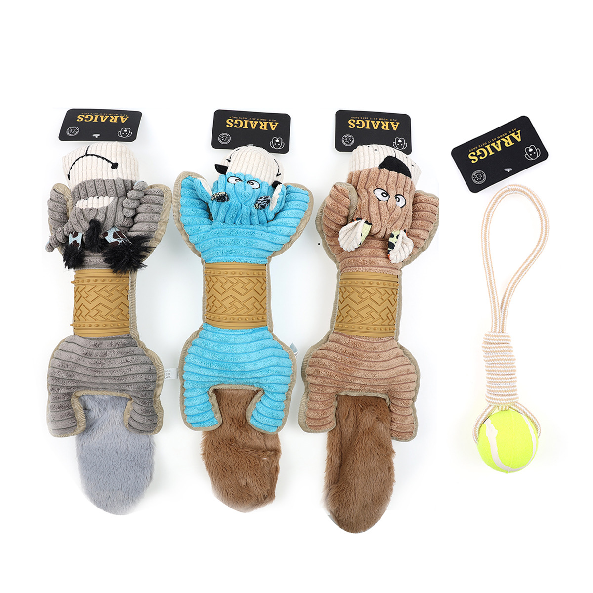 Pet Companion Squeaky Plush Toy